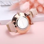 LONBUYS Women's Quartz Watch with Leather Strap,Waterproof Rose Gold Black Leather Band Wrist Watch Ladies Wristwatch for Dress Casual Business - Image 6